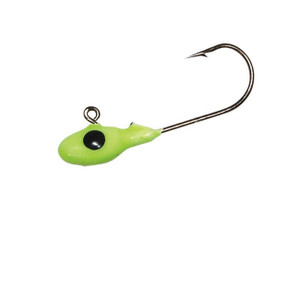 Bobby Garland Mo Glo Jig Head 1/8oz 10ct Chartreuse Glo Bobby Garland Mo Glo Jig Head 1/8oz 10ct Chartreuse Glo