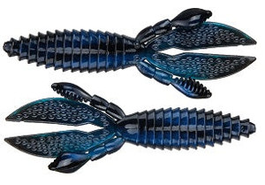 Strike King Rodent 4" 6ct 6pk Back Blue Swirl Strike King Rodent 4" 6ct 6pk Back Blue Swirl