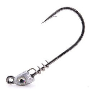 Mustad Spring Lock Jig Head 1/4 3/0 Plain 4ct Mustad Spring Lock Jig Head 1/4 3/0 Plain 4ct