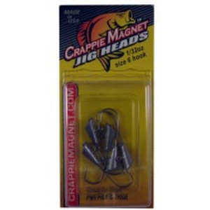 Leland Crappie Magnet Replacement Heads 5ct 1/32oz Unpainted Leland Crappie Magnet Replacement Heads 5ct 1/32oz Unpainted