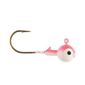 Eagle Claw Jig Head 1/8 10ct Pink/Pearl Eagle Claw Jig Head 1/8 10ct Pink/Pearl