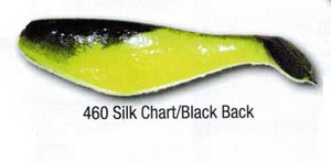 Luckie Strike Shad Minnow MC 5" 10ct Silk Chart/Black Back Luckie Strike Shad Minnow MC 5" 10ct Silk Chart/Black Back
