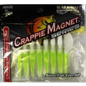 Leland Slab Magnet 1.5" 8ct White/Chartreuse Leland Slab Magnet 1.5" 8ct White/Chartreuse