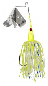 Strike King Tri Wing Mini Buzz 3/16oz Chartreuse/Blue Strike King Tri Wing Mini Buzz 3/16oz Chartreuse/Blue