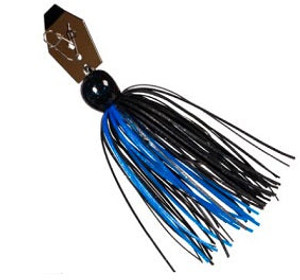 Z-Man Chatterbait Mini Max 3/8oz Black/Blue Z-Man Chatterbait Mini Max 3/8oz Black/Blue