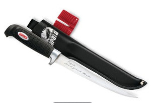 Rapala Soft Grip Fillet Knife 7" Sharpner/Sheath Rapala Soft Grip Fillet Knife 7" Sharpner/Sheath