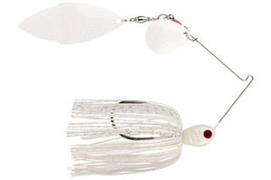 Strike King Pro Model 3/8oz White/White Blades Strike King Pro Model 3/8oz White/White Blades