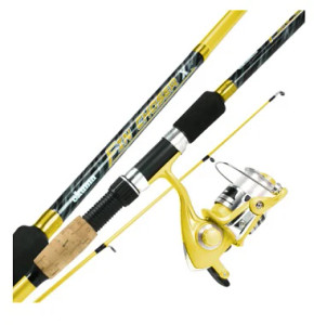 Okuma Fin Chaser X Spinning Combo 6'6" 2pc YL Okuma Fin Chaser X Spinning Combo 6'6" 2pc YL