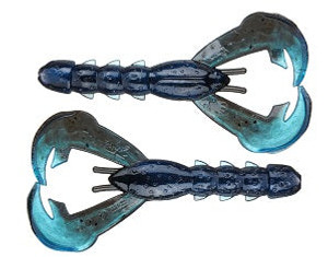 Strike King Rage Craw 4 7ct Black Blue Swirl Strike King Rage Craw 4 7ct Black Blue Swirl