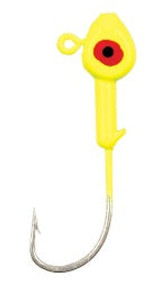 Eagle Claw Eagle Claw Saltwater Fish Head 1/4oz 10ct Chartreuse Eagle Claw Eagle Claw Saltwater Fish Head 1/4oz 10ct Chartreuse