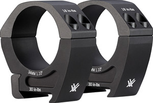 Vortex Pro Series 34mm Rings Medium (1.10")