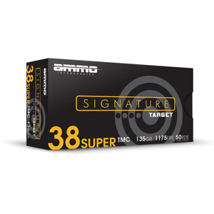 Ammo Inc Signature Handgun Ammunition .38 Super 135Gr Tmc 1175 Fps 50/Ct Ammo Inc Signature Handgun Ammunition .38 Super 135Gr Tmc 1175 Fps 50/Ct