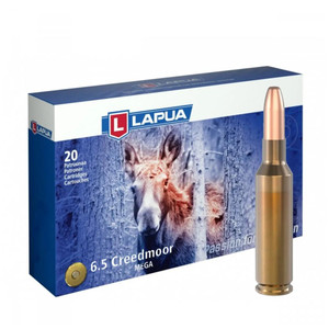 Lapua Rifle Ammuntion 6.5 Cm 156Gr Mega Sp 20/Ct