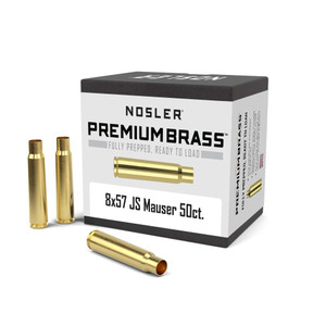 Nosler Unprimed Brass Rifle Cartridge Cases 50/Ct 8X57Mm Js Mauser Nosler Unprimed Brass Rifle Cartridge Cases 50/Ct 8X57Mm Js Mauser