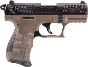 Walther Arms P22 Wal 5120363 P22Ca 22Lr *Ca Fde/Blk 10Rd Walther Arms P22 Wal 5120363 P22Ca 22Lr *Ca Fde/Blk 10Rd