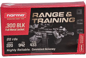 Norma Range & Training 300Blk 220Gr Tmj 20/10 Norma Range & Training 300Blk 220Gr Tmj 20/10