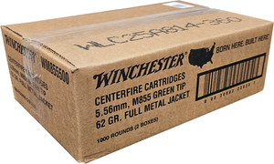 Winchester Usa 5.56X45 62Gr - Greent Tip 1000Rd Case Lot Winchester Usa 5.56X45 62Gr - Greent Tip 1000Rd Case Lot