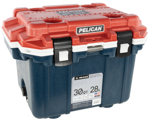 Pelican 30Q5Bluredwht Personal Cooler Elite Red/White/Blue Polypropylene 30 Qt Pelican 30Q5Bluredwht Personal Cooler Elite Red/White/Blue Polypropylene 30 Qt