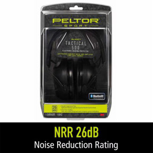Peltor Sport Tactical 500 Electronic Ear Muffs 26Db Black Peltor Sport Tactical 500 Electronic Ear Muffs 26Db Black