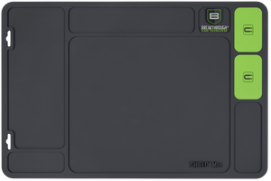 Breakthrough Clean Btsgmh Shield Mat Gray And Green Pvc 17.88"X11.88" Breakthrough Clean Btsgmh Shield Mat Gray And Green Pvc 17.88"X11.88"