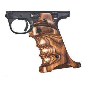 Laminated Grips For Ruger Mark Iv 22/45 Brown
