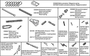 Beretta Usa 92 Series Pistolsberetta Spare Parts Kit For Beretta Usa 92 Series Pistolsberetta Spare Parts Kit For