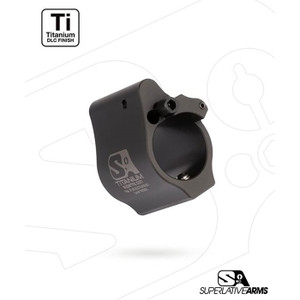 Ar-15 Solid Titanium Adjustable Gas Block .750'' Black Ar-15 Solid Titanium Adjustable Gas Block .750'' Black