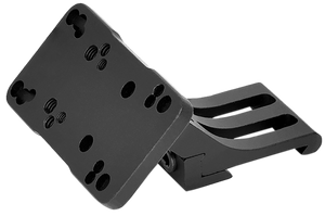 Warne 6110MR Red Dot Riser 45 Degree Offset Reflex Black Anodized Aluminum Fits Doctor/Sig Romeo3/Vortex Viper/Holosun, Right Hand Warne 6110MR Red Dot Riser 45 Degree Offset Reflex Black Anodized Aluminum Fits Doctor/Sig Romeo3/Vortex Viper/Holosun, Right Hand