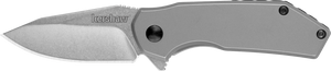 Kershaw 1375 Valve Edc 2.25" Folding Drop Point Plain Stonewashed 4Cr14 Bla Kershaw 1375 Valve Edc 2.25" Folding Drop Point Plain Stonewashed 4Cr14 Bla