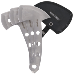 Cold Steel Csth50Ax3Pk Throwing Axes 5" Plain 420 Stainless Blade Set Of 3 Cold Steel Csth50Ax3Pk Throwing Axes 5" Plain 420 Stainless Blade Set Of 3