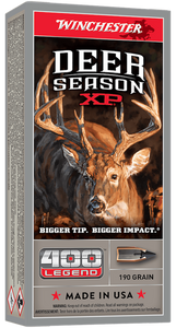 Winchester Ammo X400Ds Deer Season Xp 400Legend 190Gr 20 Per Box/10 Case Winchester Ammo X400Ds Deer Season Xp 400Legend 190Gr 20 Per Box/10 Case