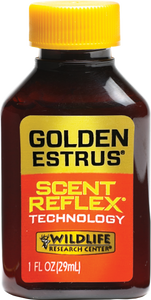 Wildlife Research 404 Golden Estrus Scent Reflex Deer Attractant 1 Oz Bottl