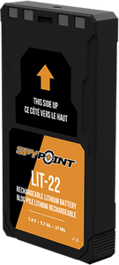 Spypoint 05538 Lit-22 Rechargeable Lithium Battery Pack Black 7.4 Volts (2) Single Spypoint 05538 Lit-22 Rechargeable Lithium Battery Pack Black 7.4 Volts (2) Single