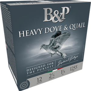 B&P Ammunition 410Bd8 Heavy Dove & Quail 410Gauge 2.50" 1/2Oz 8Shot 25 Per Box/10 Case B&P Ammunition 410Bd8 Heavy Dove & Quail 410Gauge 2.50" 1/2Oz 8Shot 25 Per Box/10 Case