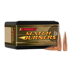 Barnes Match Burners Rifle Bullets 6Mm .243" 112 Gr Bt 500/Box Barnes Match Burners Rifle Bullets 6Mm .243" 112 Gr Bt 500/Box
