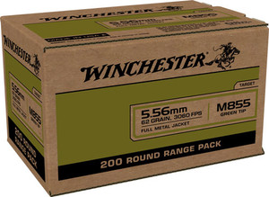 Winchester Usa 5.56X45 62Gr - Green Tip 800Rd Case Lot Winchester Usa 5.56X45 62Gr - Green Tip 800Rd Case Lot