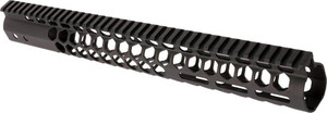 Guntec Air Lite Handguard - 15" Honeycomb M-Lok Black