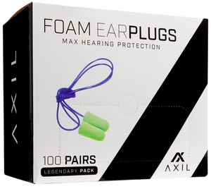 Axil Axfp-100Gp Foam Ear Plugs 100 Pair W/Lanyard
