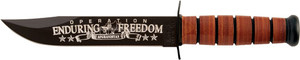Ka-Bar Knives 7" W/Leather Sheath Usmcka-Bar Usmc Oef Afghanistan Ka-Bar Knives 7" W/Leather Sheath Usmcka-Bar Usmc Oef Afghanistan