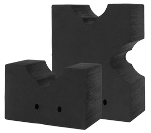 Allen 2458 Soft Rock Shooting Rest Black Foam Front And Rear Bag