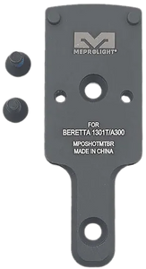 Mepro Usa Llc Meprolight 901141041 Optics Plate Shotgun Matte Black Aluminum Beretta 1301T/A300 Rmr Footprint Mepro Usa Llc Meprolight 901141041 Optics Plate Shotgun Matte Black Aluminum Beretta 1301T/A300 Rmr Footprint