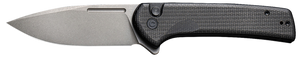 Civivi Knives C21006-1 Conspirator 3.48" Folding Plain Gray Stonewashed Nit