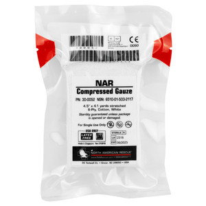 North American Rescue 30-0052 Nar Compressed Gauze North American Rescue 30-0052 Nar Compressed Gauze