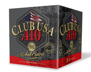 Nobel/Eurosports Llc Ans41275 Club Usa 410Gauge 2.50" 1/2Oz 7.5Shot 25 Per Box/10 Case