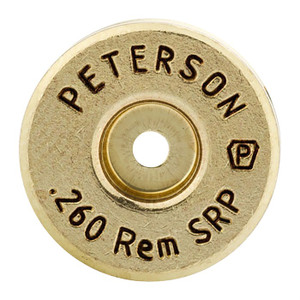 Peterson Brass 260 Remington 500Bx  Ammo Peterson Brass 260 Remington 500Bx  Ammo
