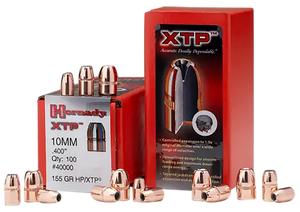 Hornady 40040 XTP Hunting 10mm Auto .400 180 gr Hollow Point (HP) Hornady 40040 XTP Hunting 10mm Auto .400 180 gr Hollow Point (HP)