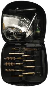Clenzoil 2236 Field & Range Tactical Cleaning Kit Pistol/Rifle 17 Pieces Black Clenzoil 2236 Field & Range Tactical Cleaning Kit Pistol/Rifle 17 Pieces Black