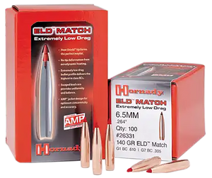 Hornady 30731 ELD Match Target 30 Cal .308 208 gr Extremely Low Drag-Match (ELD-M) Hornady 30731 ELD Match Target 30 Cal .308 208 gr Extremely Low Drag-Match (ELD-M)
