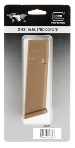 Glock Factory Magazine Gen 4 Glock 17, 19X, 34 9mm Luger Polymer