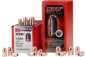 Hornady 45200 XTP 45 Caliber .452 250 GR Hollow Point 100 Box  Hornady 45200 XTP 45 Caliber .452 250 GR Hollow Point 100 Box